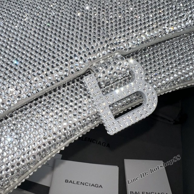 Balenciaga專櫃爆款燙磚重手工中號沙漏包手提包 巴黎世家Hourglass沙漏包 款號：8895 fyj1487